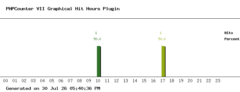 Graphical Hit Hours